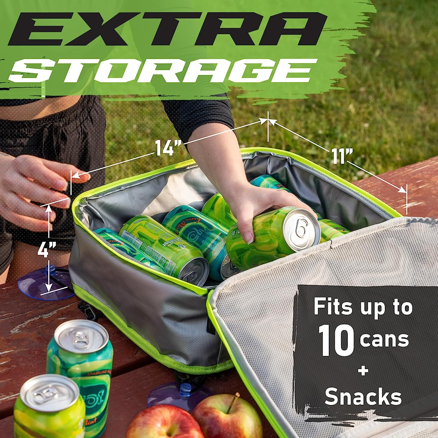 Gradient Fitness SUP Cooler for Paddle Board | Upgraded Waterproof Material Paddle Board Accessories | Large Capacity Insulated Kayak Cooler Bag | Quality Bungee System Included image number 6