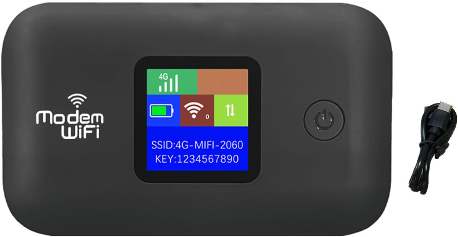 4G LTE Mobile Hotspot, Pocket Wifi Hotspot for Travel, Support up 10 Users, USB C Charging, SIM Card Router, B1 B3 B7 B20 B28 TDD B38 B40 B41, Secure Wireless Network Anywhere image number 5