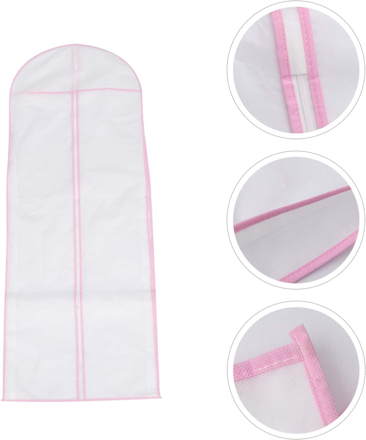 1Pc Wedding Dress Dust Cover Storage Bags for Clothes Bridal Dress Dust Cover Garment Dust Bag Long Dress Storage Bag Clothing Dust Cover Non-Woven Fabric Sofa Coat Bridesmaid