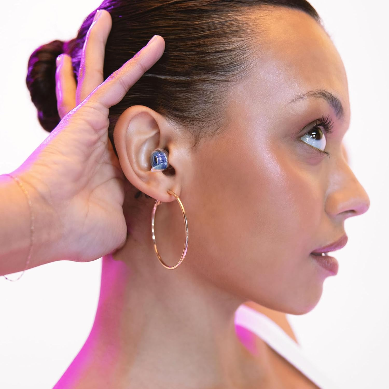 Eargasm High Fidelity Earplugs for Concerts Musicians Motorcycles Noise Sensitivity Conditions and More - Blue image number 4