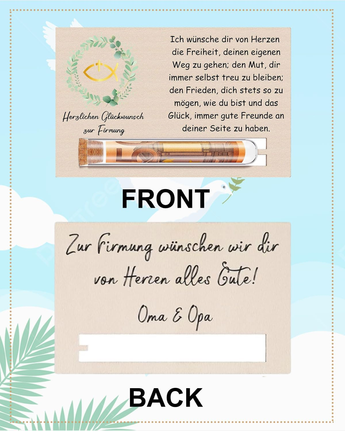 Money Communion Girls Boys Money Communion Confirmation Christening First Communion Wooden Confirmation Gift Communion Decoration Christening Gift Fish Decoration image number 6