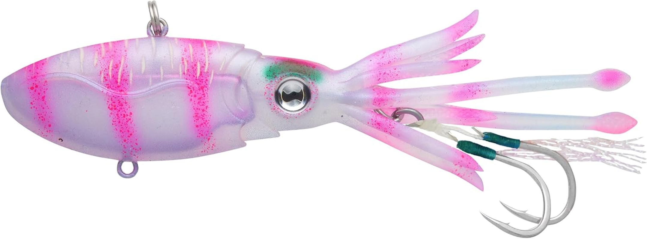 Nomad Design Squidtrex 130 Vibe 130Mm - 92G Lures - Soft Offshore Soft Vibe PTGR - Pink Tiger 130Mm - 92G image number 5