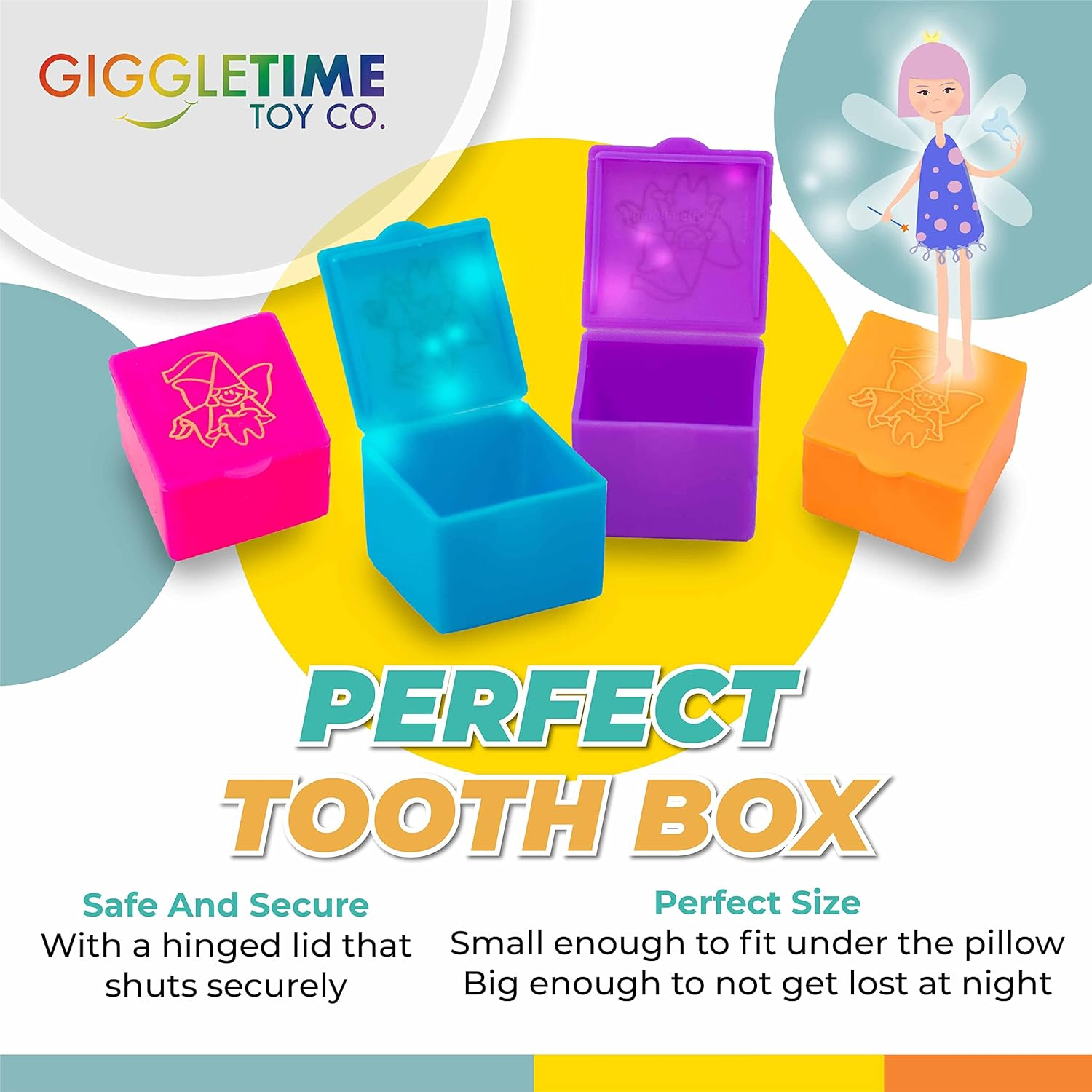 Tooth Fairy Tooth Keeper, Pack of 36