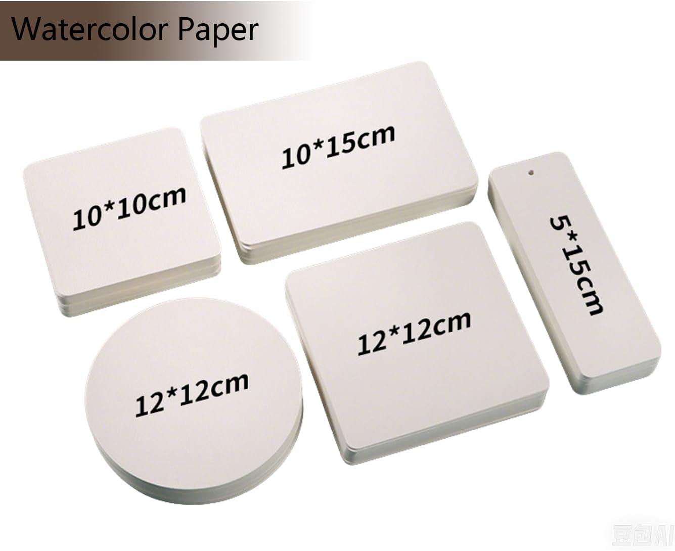 250 Pieces Watercolor Paper, Betterjonny 140Lb/300Gsm Watercolor Paper Pad Postcards Bulk, Painting Paper for Students, Artists, Sketch Painting