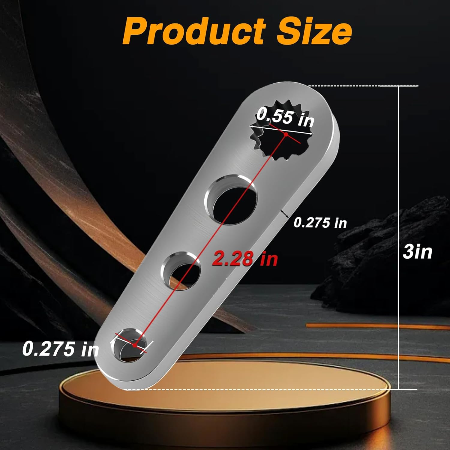 Upgraded Steel Shifter Bell Crank Compatible with Polaris Sportsman 700 600 500 400 / ATP 500 330 / Magnum 330, Reverse Gear Shifter Bellcrank Lever, Bellcrank Clutch Arm Replace# 3233906 image number 6