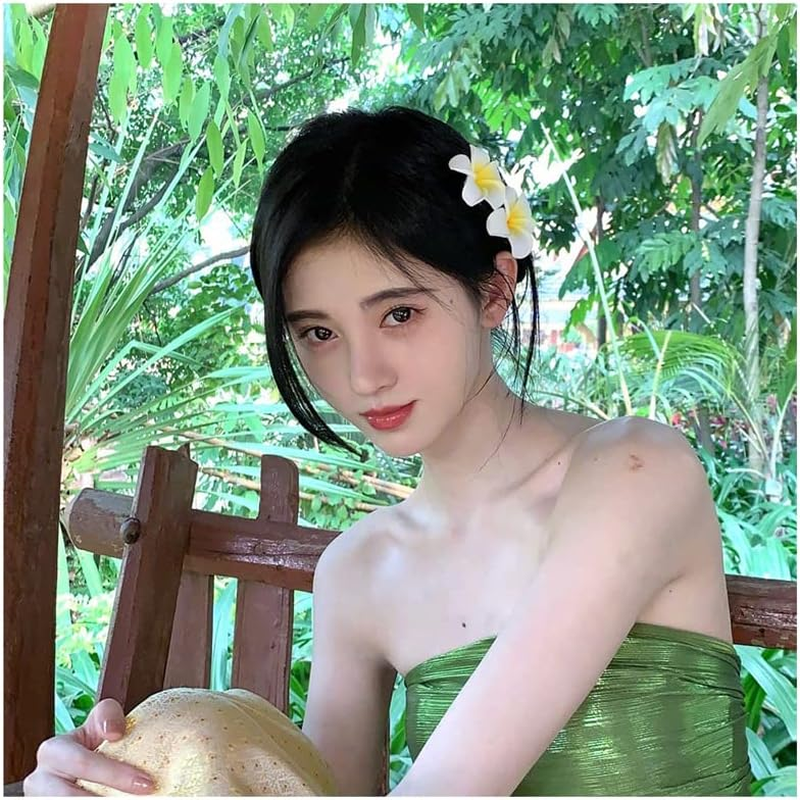 Hawaiian Plumeria Flower Hair Clips for Women White Flower Hair Clip Barrettes for Girls Hawaiian Accessories for Beach Party Travel