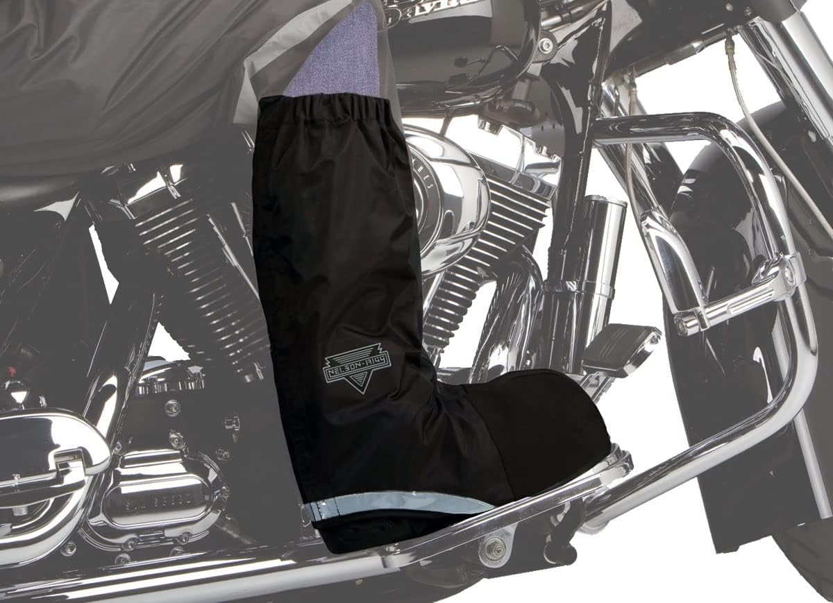 Nelson-Rigg Unisex-Adult Large Black Waterproof Rain Boot Cover, 2 Pack - WPRB-100-03-LG image number 1