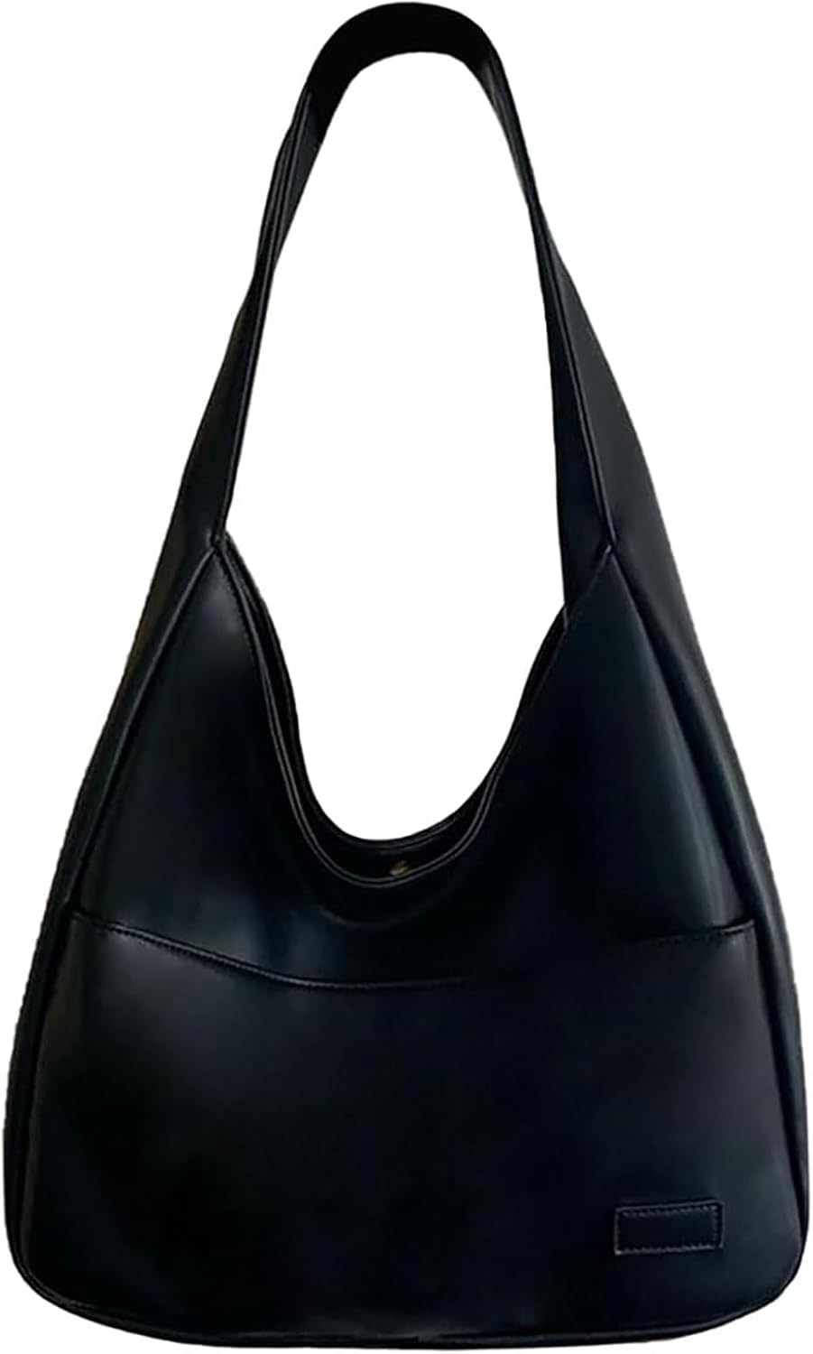 Shoulder Bag Purse Faux Large Brown Black Leather Tote Bag for Women Everyday Bag Hobo Bag Big Capacity Purse Weekender Bag image number 2