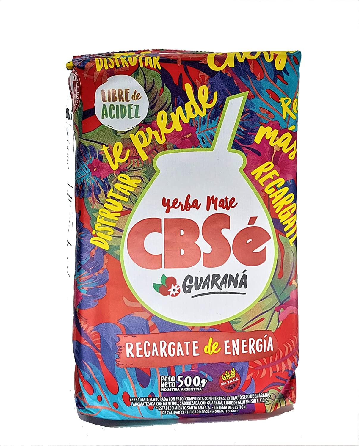 Cbse Yerba Mate Guarana Energy 500G image number 1