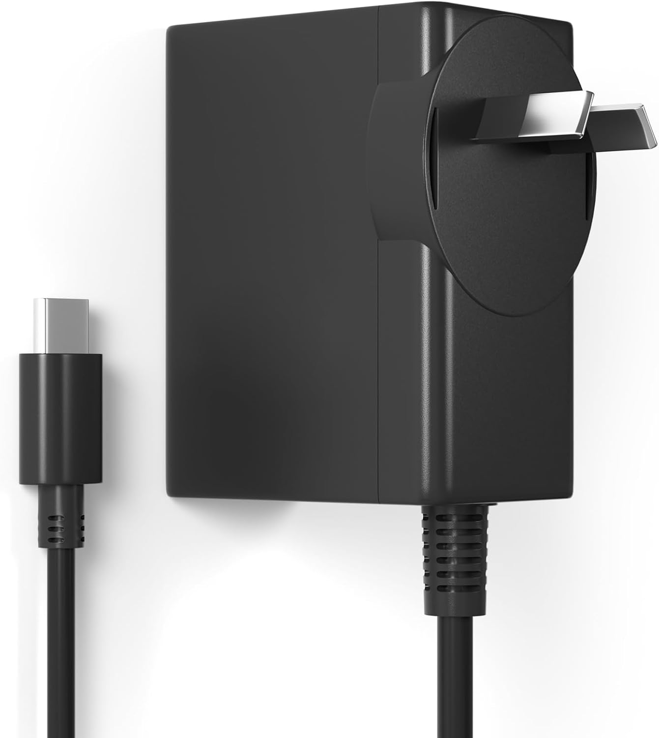 39W AC Adapter for Nintendo Switch, 15V/2.6A PD Fast Travel Wall Charger Compatible with TV Mode and Steam Deck, USB Type C for Switch Lite OLED image number 2