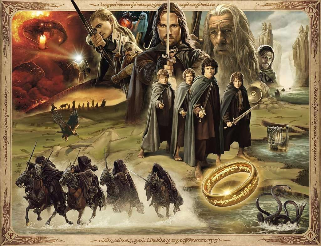 Ravensburger - LOTR the Fellowship of the Ring 2000P