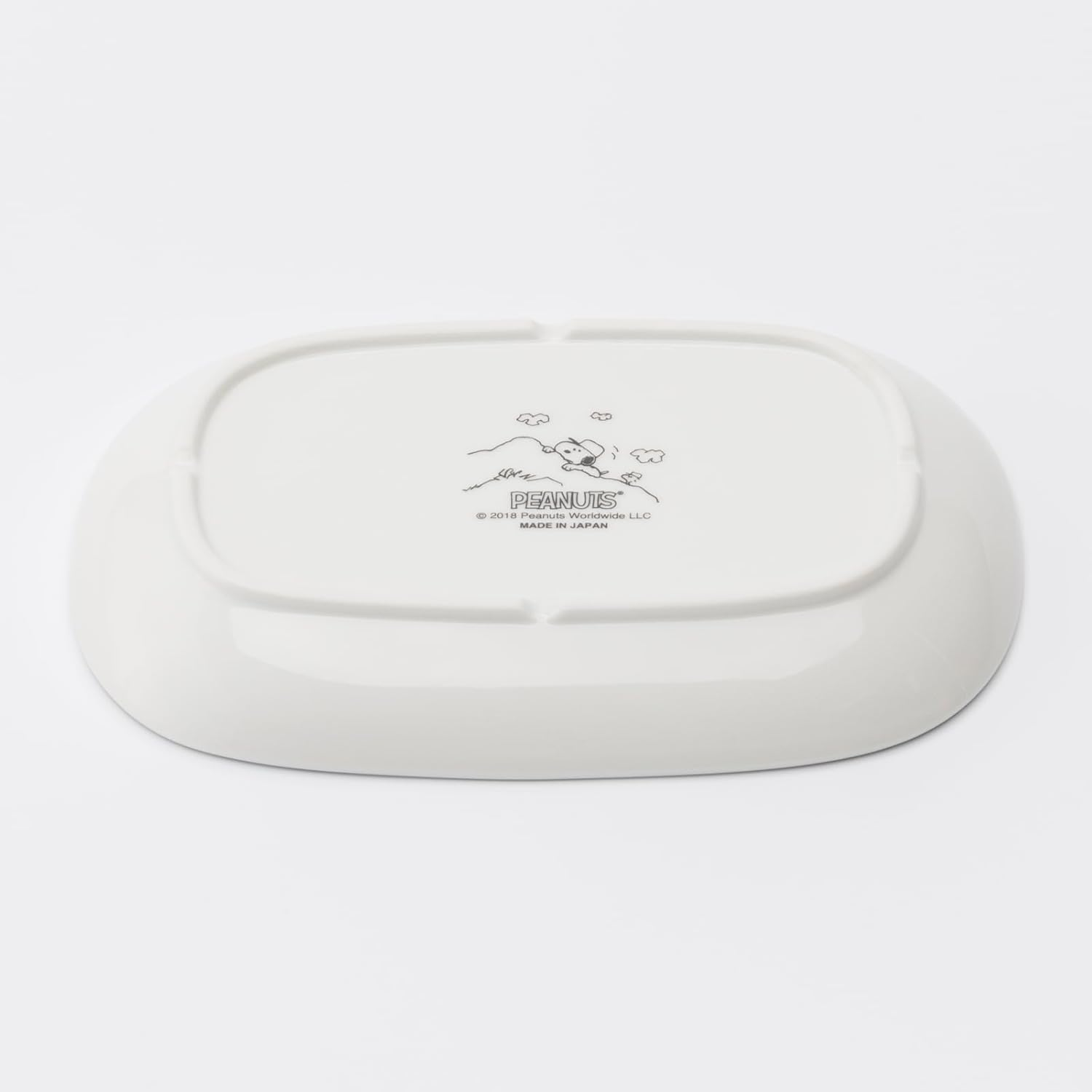 Peanuts 885280 Snoopy World Travel Australia Dinner Plate, Oval Plate, Width 7.5 X Depth 5.1 Inches (19 X 13 Cm), Microwave and Dishwasher Safe, Made in Japan image number 4