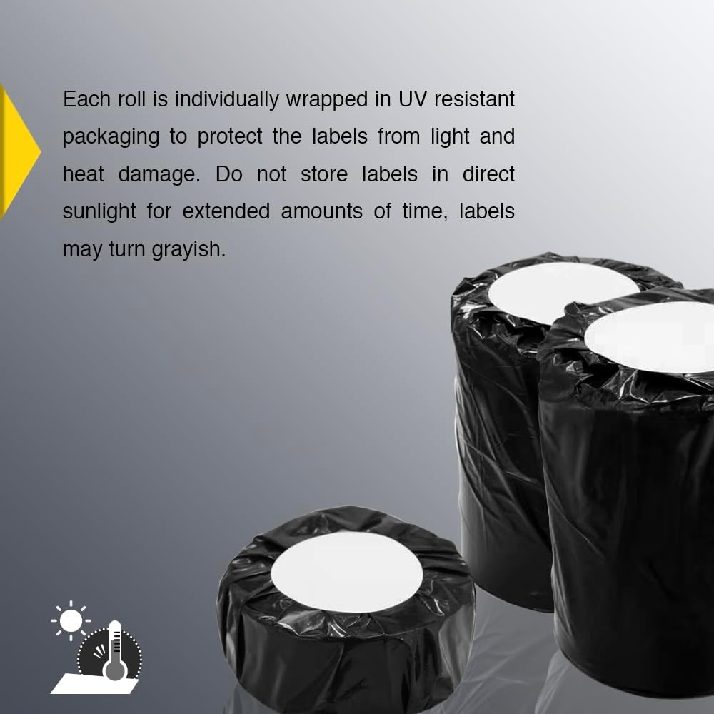 BETCKEY - 102Mm X 76Mm(4 in X 3 In) Perforated 500 Compatible with Zebra & More Printers [10 Rolls/5000 Labels] image number 6