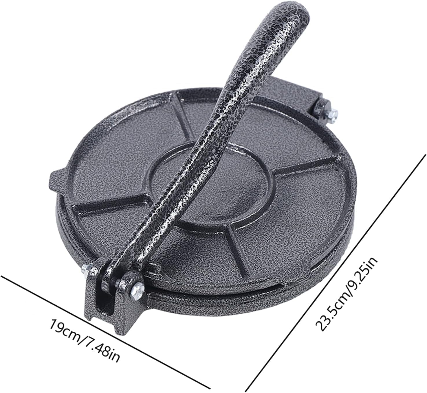 Tortilla Press 8 Inch, Food Aluminum Tortilla Maker, Heavy Duty Tortillera Pataconera, Flour Tortilla Press, Roti Maker, Taco Maker, Taco Press image number 4