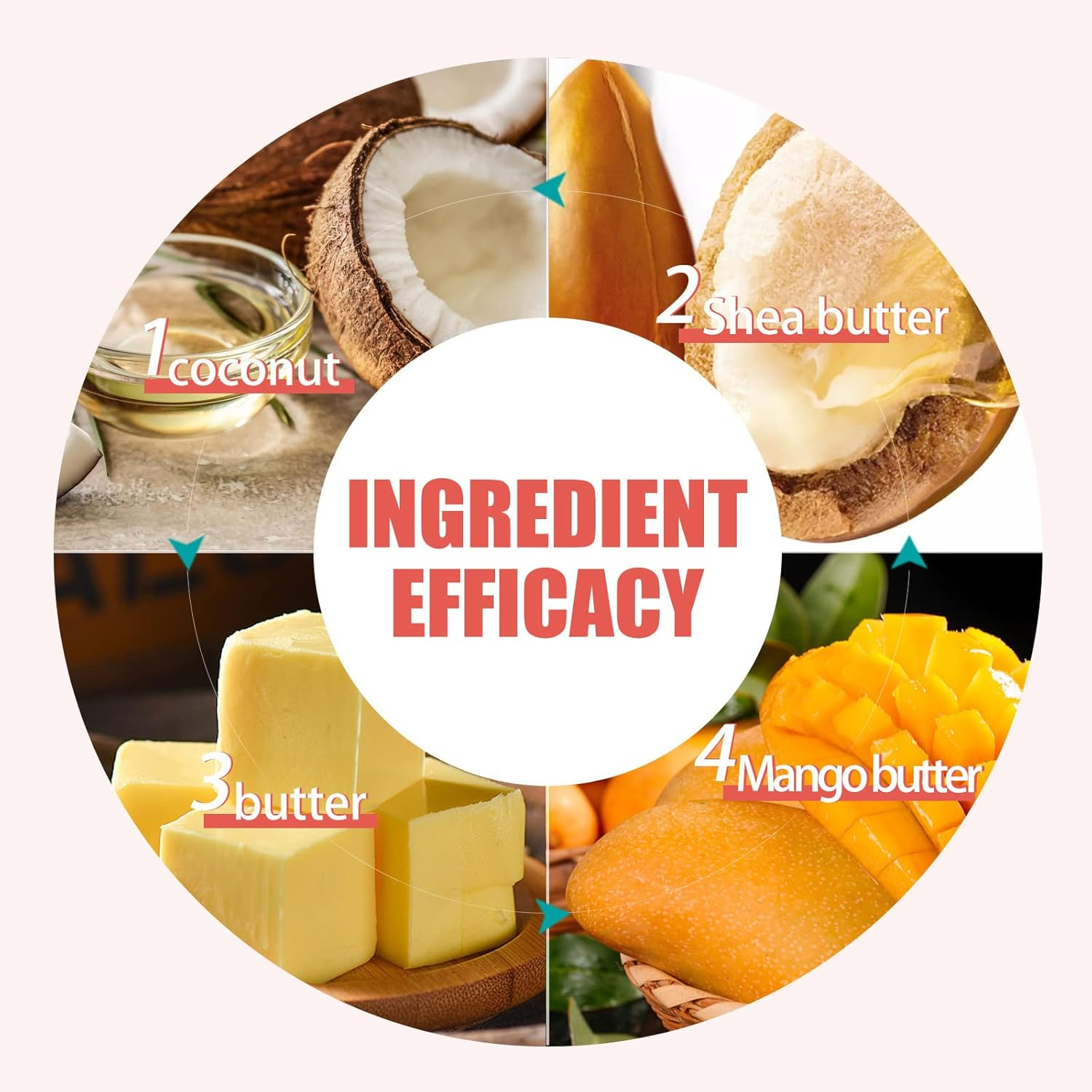 Cynamus Hair Mask, Hair Mask with Natural Coconut Oil, Coconut Deep Conditioner for Dry, Damaged Hair, Provides Intensive Moisturising Improve Shine 50 Ml Hair Mask image number 4