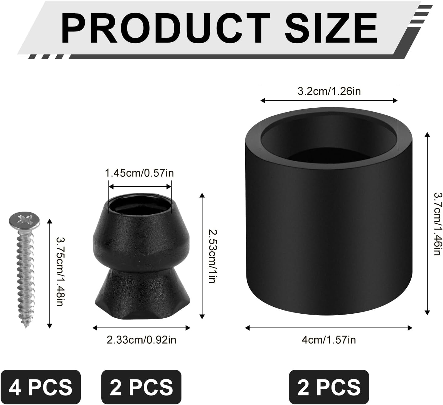 2Pcs Trailer Door Holder Kit, RV Camper Door Holder Rubber Bumper Door Holder Horse Trailer Window Bumper Trailer Door Bumper Horse Trailer Accessories for Rvs Trailers Campers image number 5