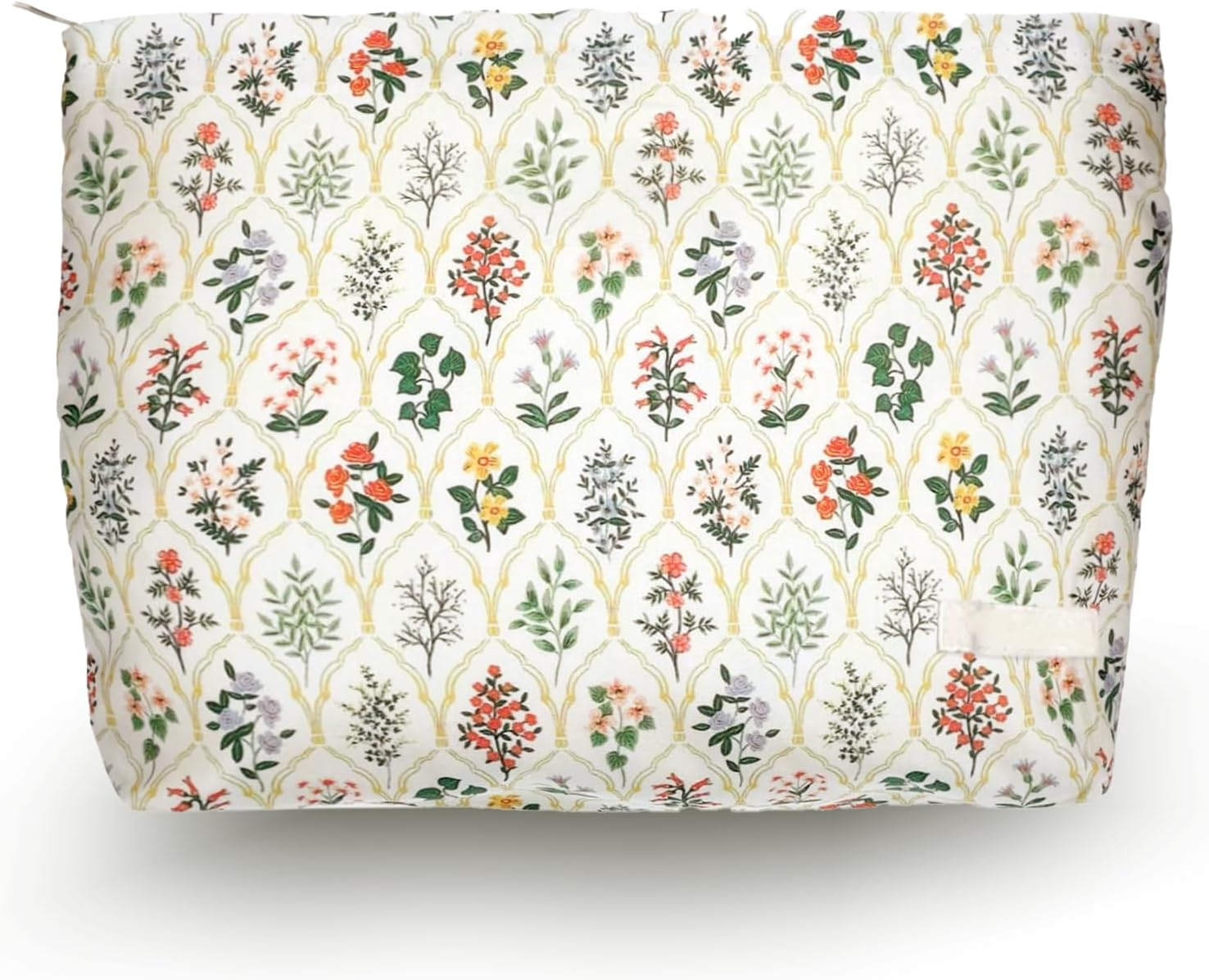 Cute Cosmetic Bag Large Capacity Travel Cosmetic Bag Fun Zipper Bag Portable Plant Flower Toiletry Bag Travel Accessories for Storage and Organizing Suitable for Girls and Women Gifts image number 2