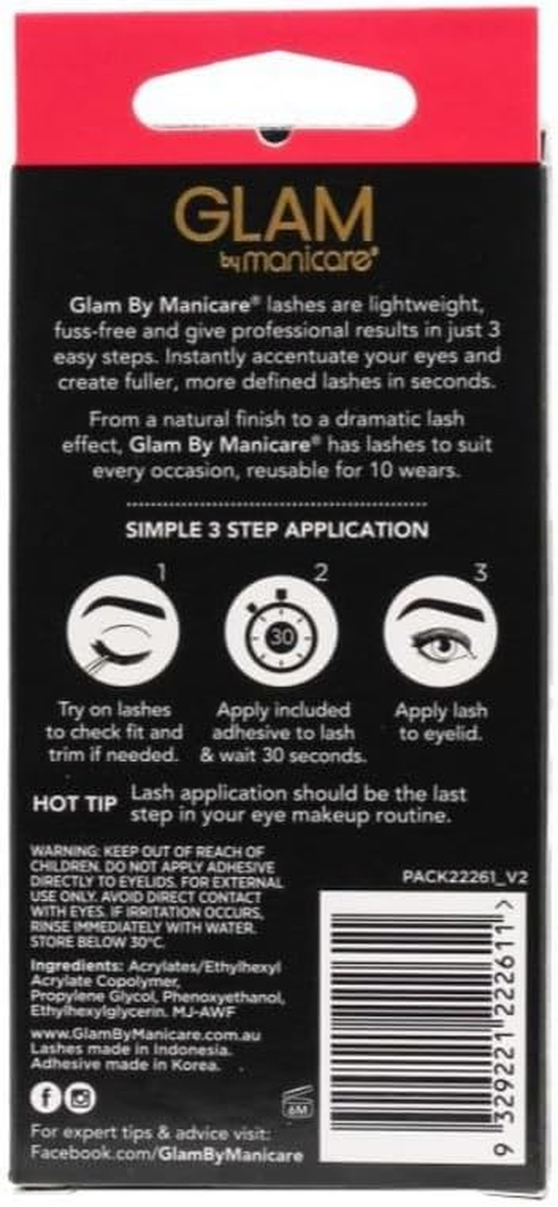 Manicare Dramatic Adele Glam False Lashes image number 2