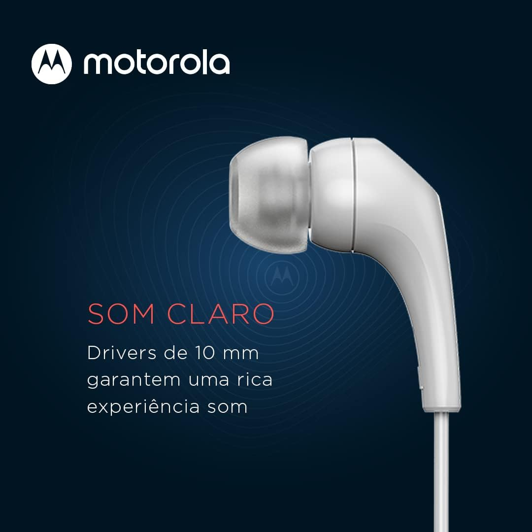 Motorola Earbuds 2-S In-Ear Headphones with Microphone White image number 3