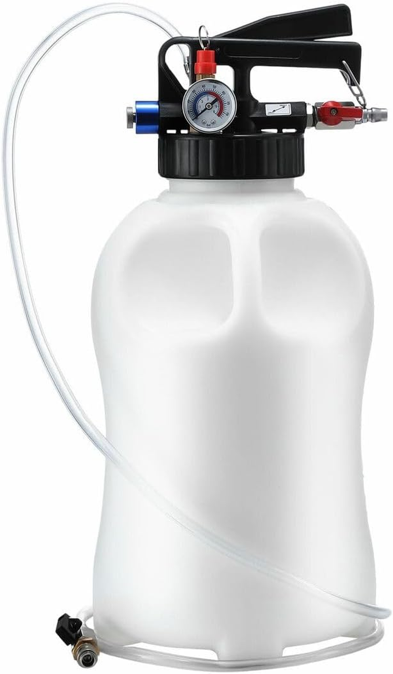AUSWAY 10L Transmission Oil Filling System Liquid Transfer Fluid Pump Tool Dispenser Pneumatic Gearbox Filler Extractor Automotive 15 ATF Refiller image number 2