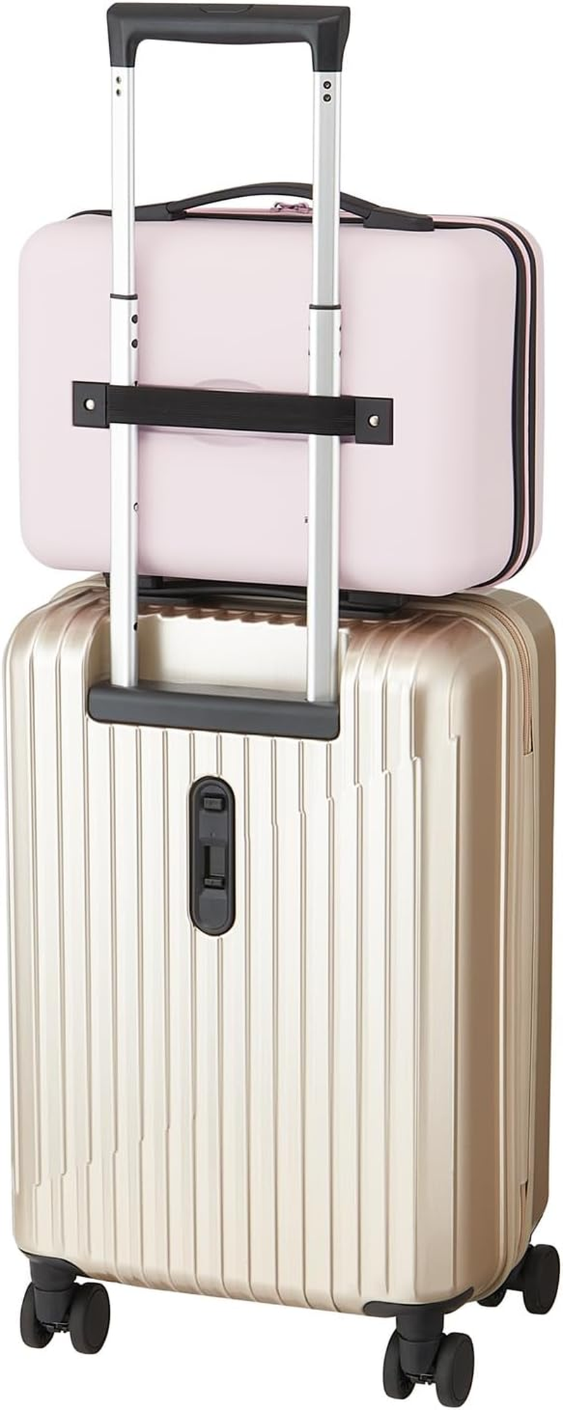 Skater TCOC15-A Hard Carry-On Case with Bottom Feet with Mesh Pockets, 3.5 Gal (15 L) Sanrio My Melody Watercolor Cosmetics