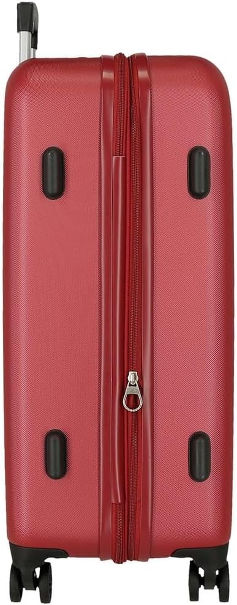 ROLL ROAD Cambodia Luggage Set Red 55/68Cm Hard ABS Combination Lock Side 93L 6.4Kg 4 Wheels Double Luggage Hand Luggage, Red, Suitcase Set, Red, Suitcase Set image number 3