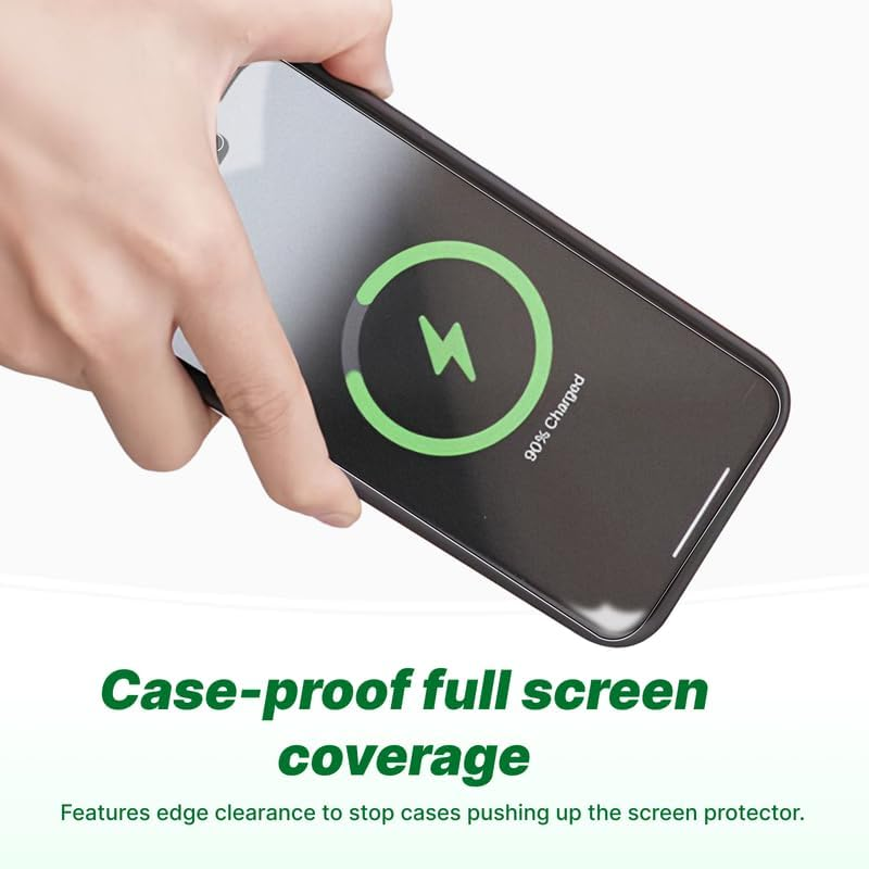 Koasvonson Matt Hydrogel Film for Iphone 15 Plus, Pack of 2, Anti-Glare Screen Protector, TPU Screen Protector, Anti-Glare Protection, Shock-Resistant, Anti-Fingerprint image number 3