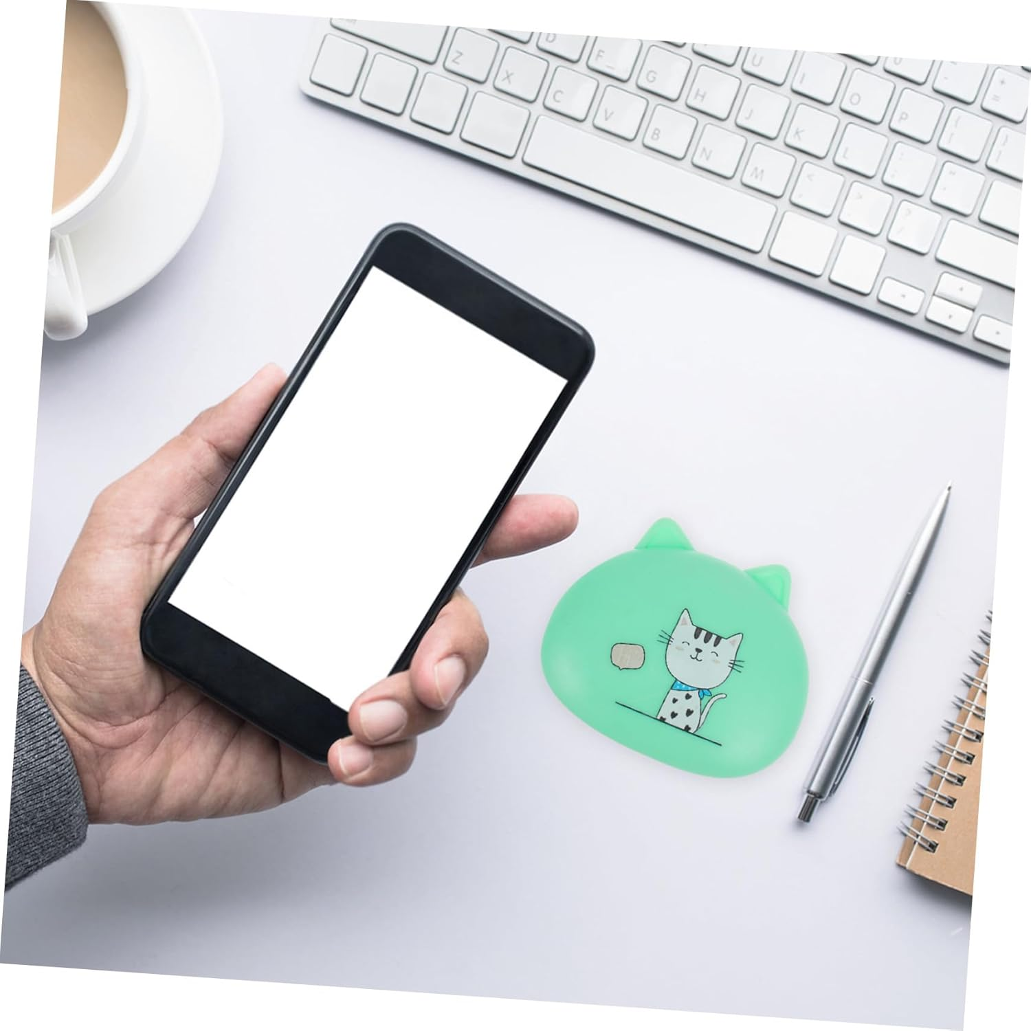 Gatuida Wired In-Ear Earbuds for Phones Adorable Green Earphone with Sound Comfortable Fit Compatible with Computer Gaming Calling Stylish Design for Music and Video Use image number 1