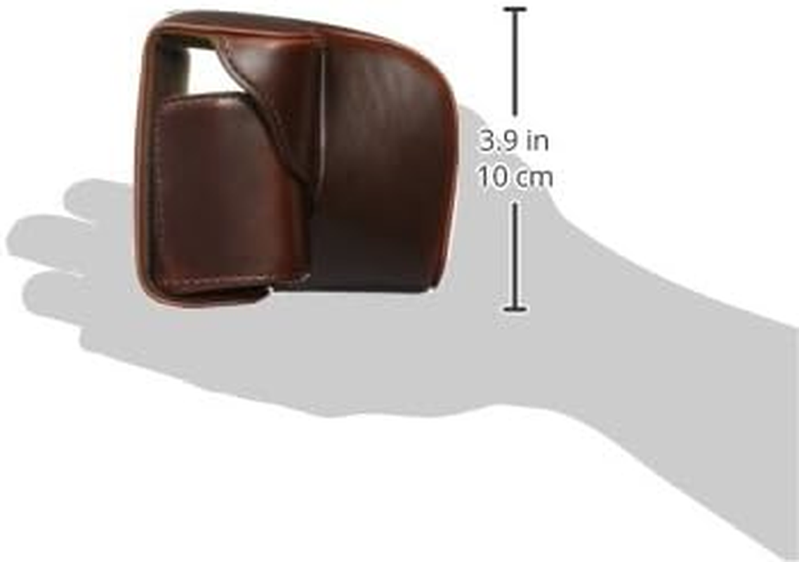 Megagear MG407 Sony Alpha A6300, A6000 (16-50 Mm) Ever Ready Leather Camera Case and Strap - Dark Brown - Gray image number 2