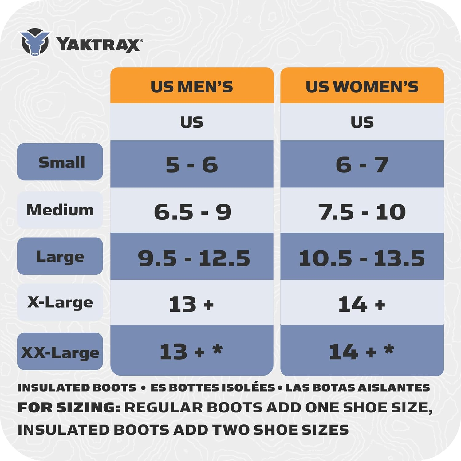 Yaktrax Diamond Grip - Full-Foot Traction on Ice, Snow, & Multi-Terrain Surfaces - Swiveling Diamond Bead Grip Points - Cold-Resistant Easy On/Off Elastic Upper Band image number 2