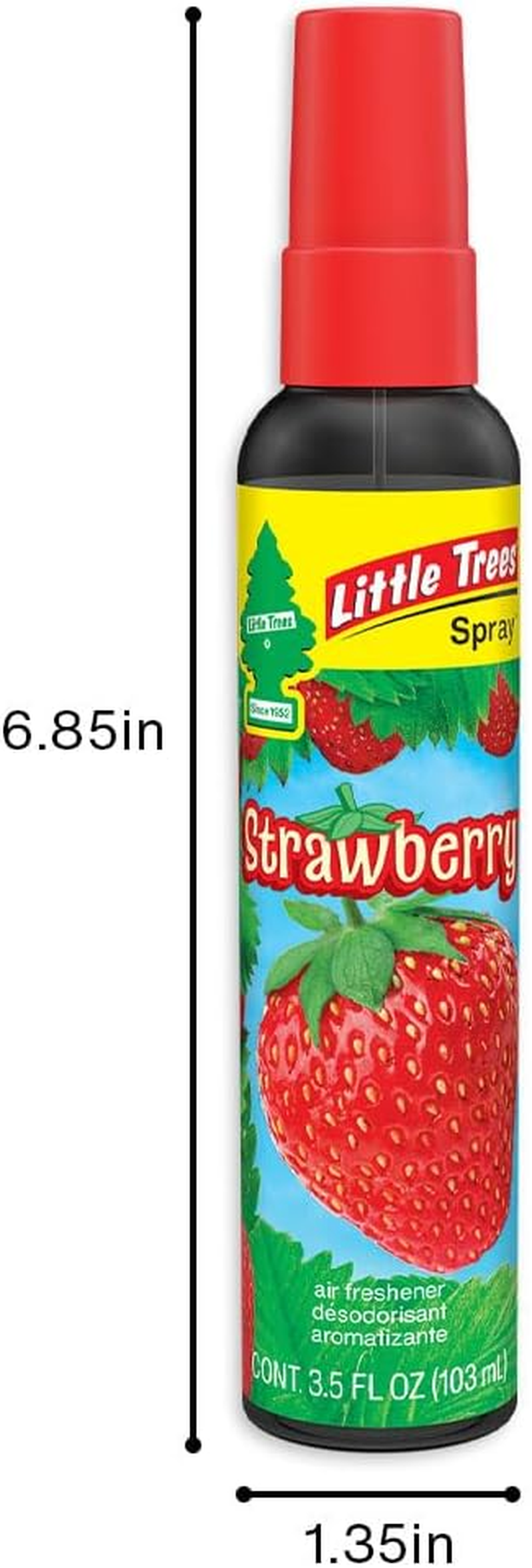 Little Tree Strawberry Air Freshener Pump Spray 103 Ml image number 3