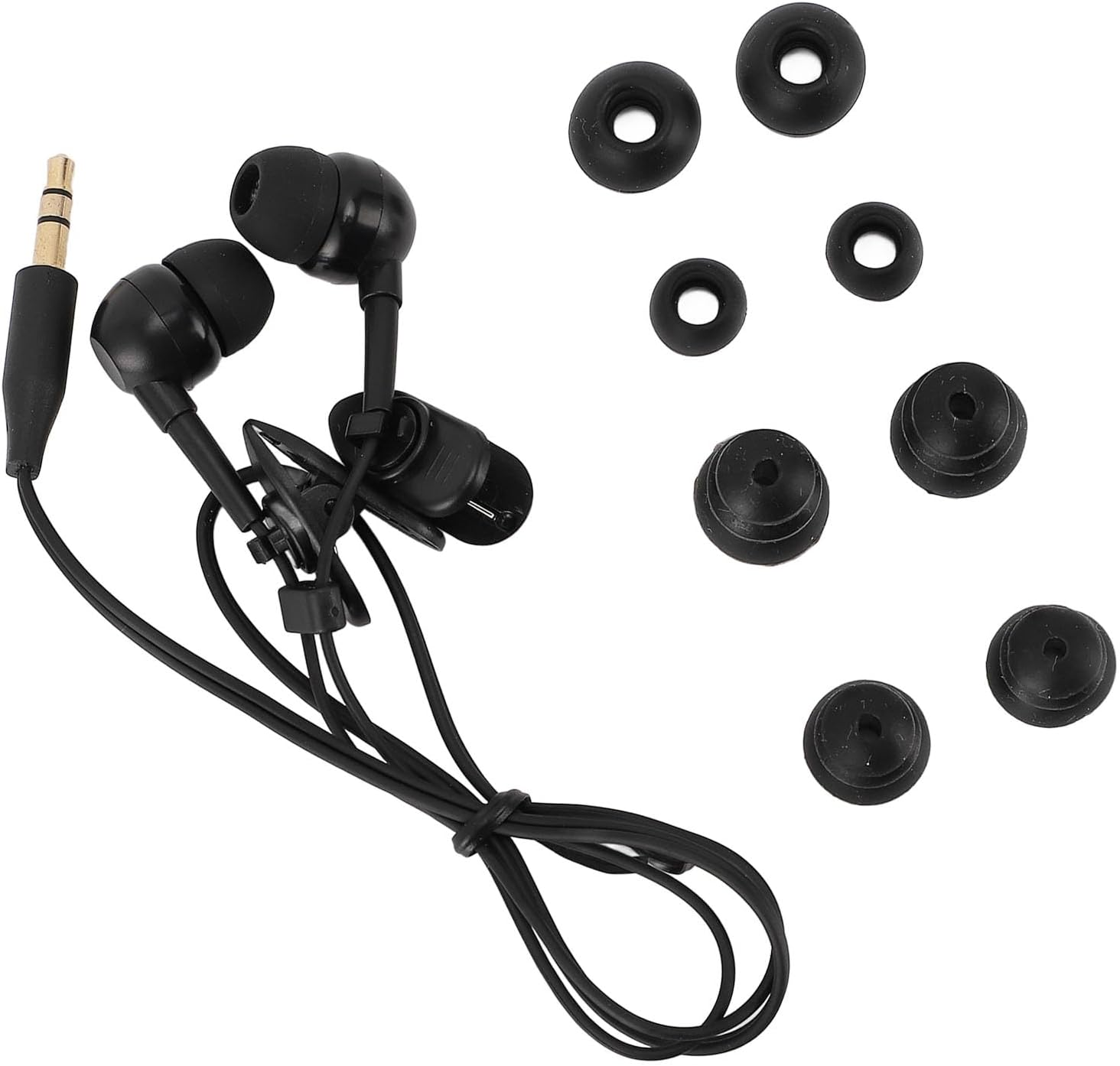 Bewinner IP68 Waterproof In-Ear Earphones, 40Cm Long Swimming Earbuds with Short Cable, 3.5Mm Plug Earphones with 8 Earplugs for Swimming, Surfing, Running image number 3