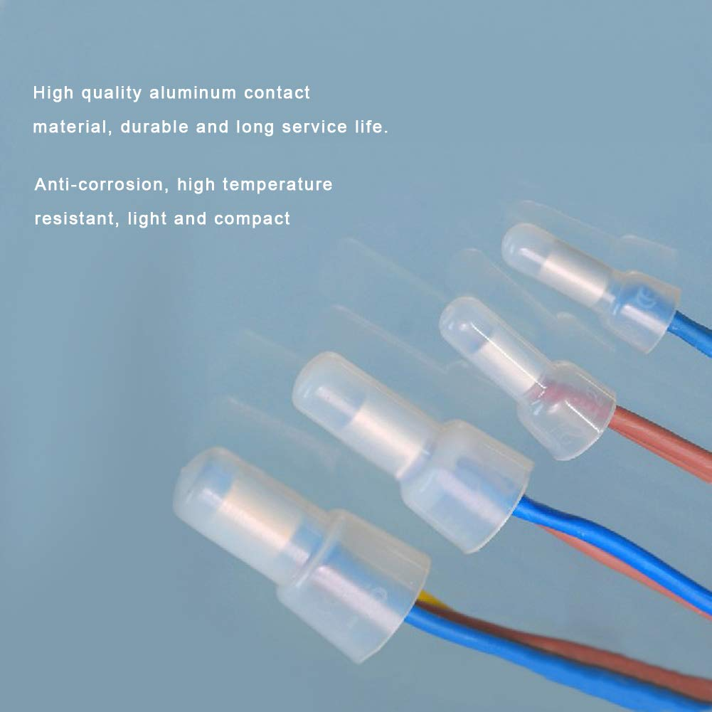 300Pcs 22-16/16-14/12-10 Gauge Close End Cap Crimp Terminals Connectors Kit