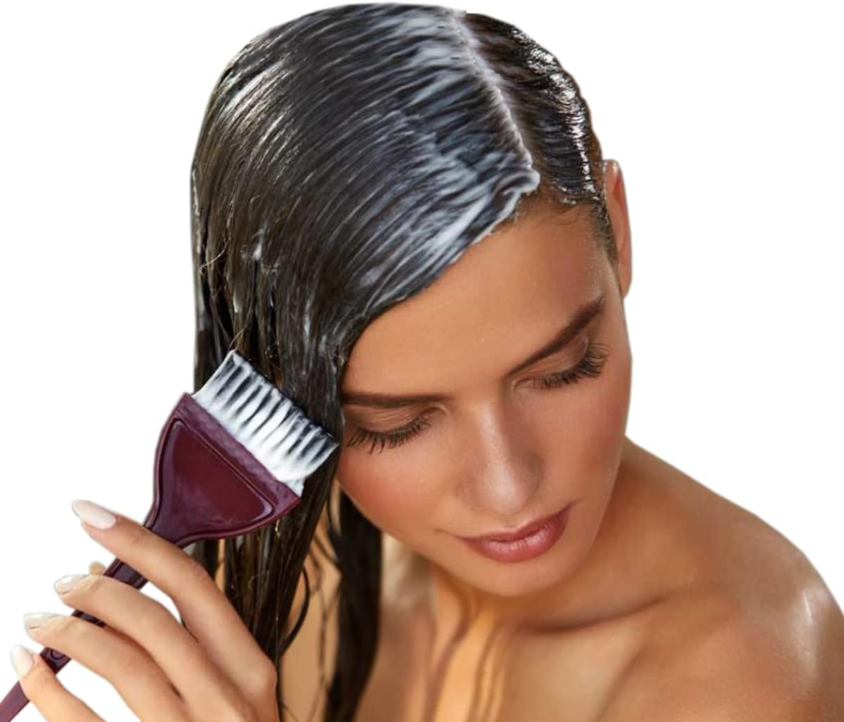 DIY Hair Dye Brush and Bowl Set for Salon and Craft Hair Colour Set for Dyeing image number 1