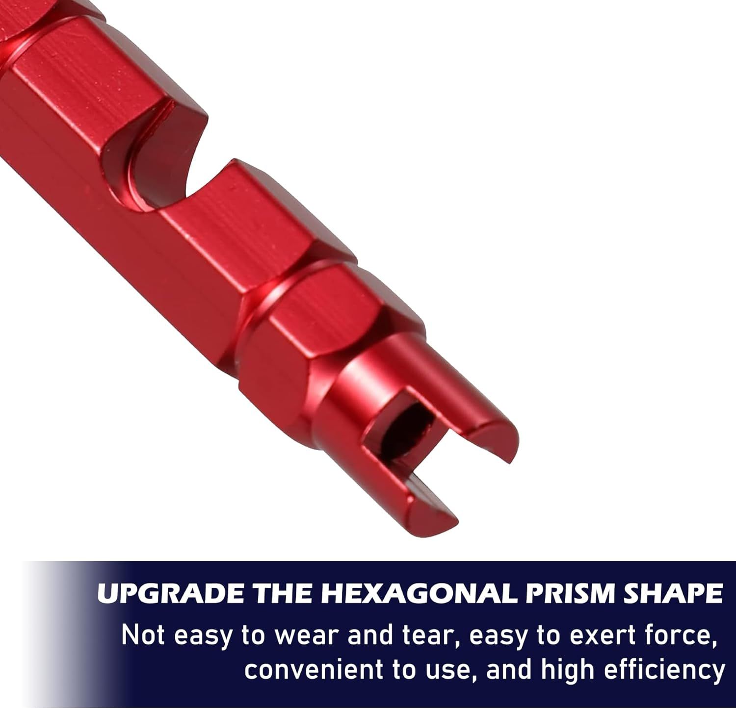 WALWAL Valve Core Remover Tool - Universal Fit for Schrader & Presta - Aluminum Alloy Valve Repair Kit for Bicycles, Motorcycles, Cars - Lightweight, Compact & Durable (1Pcs，Red) image number 3