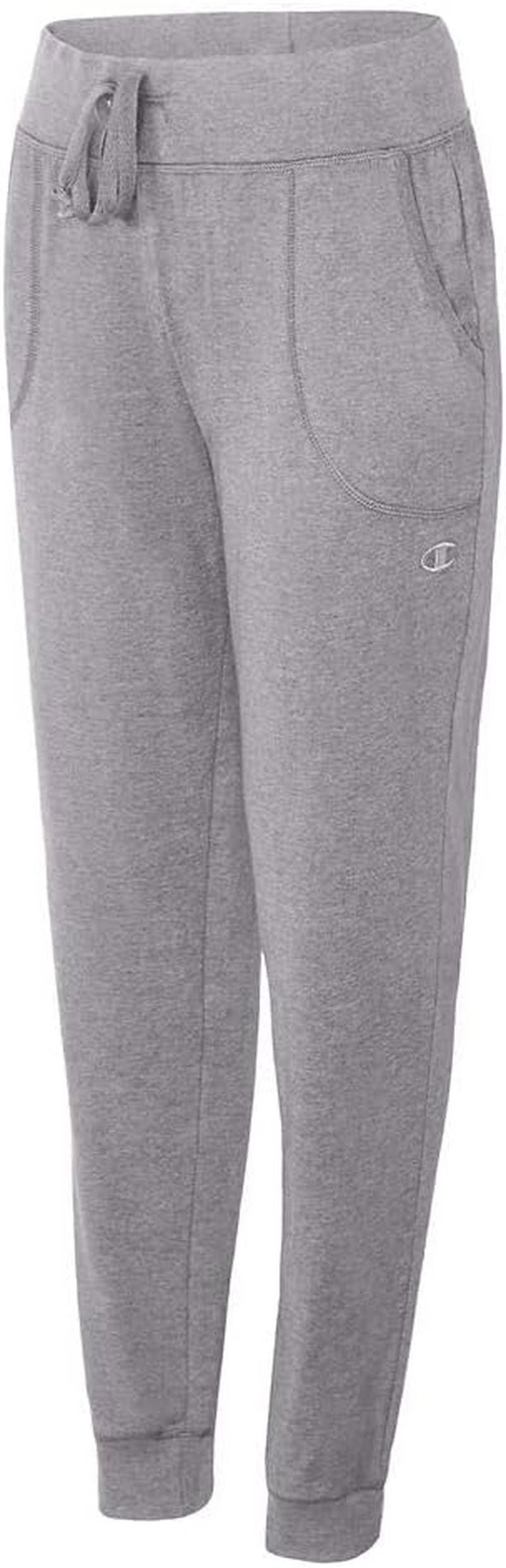 Champion Women'S Joggers, Lightweight Lounge, Comfortable Jersey Lounge Pants for Women, 29, Oxford Gray, Small image number 2