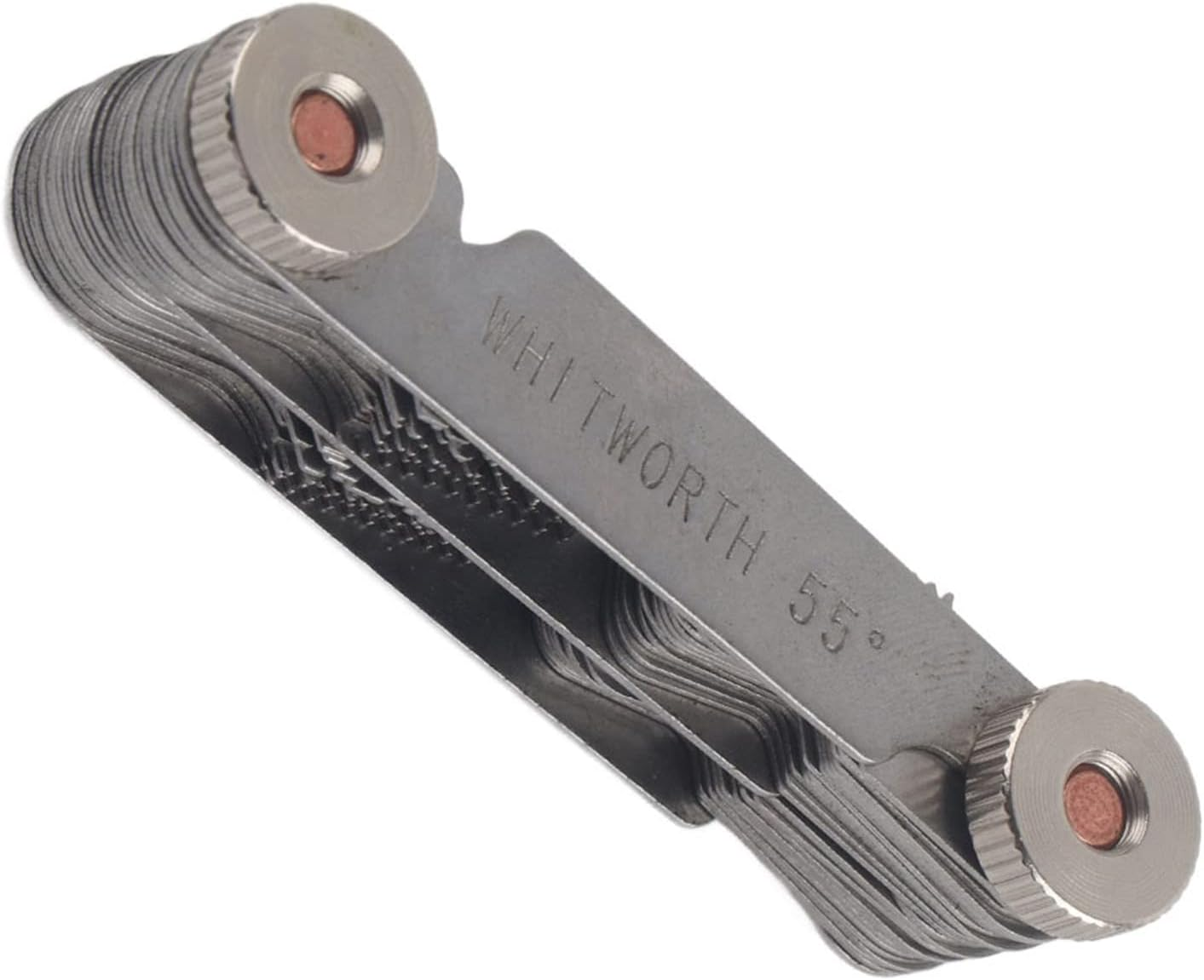 Thread Gauge, Engineer Adjustable Thread Gauge for Lathes (Metric+Imperial(52Pc)) image number 2