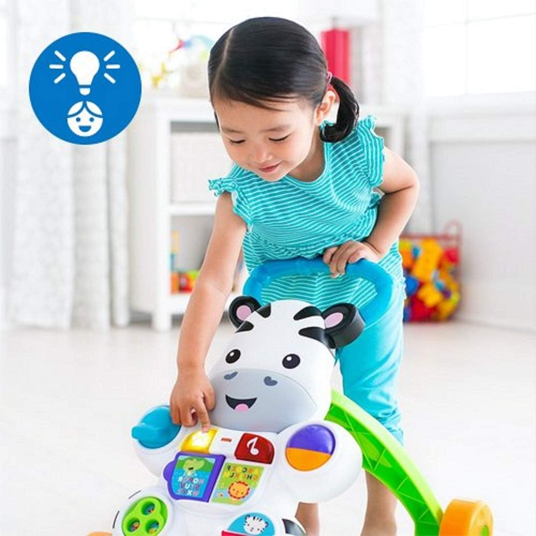Fisher-Price Learn with Me Zebra Walker by Fisher-Price image number 3