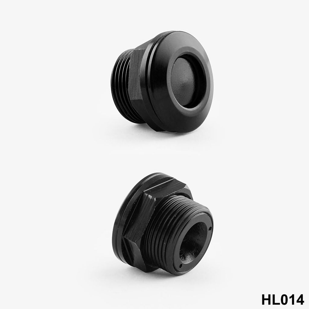 Prettyia 4Pcs Solid Car Bonnet Hood Latch Pin Locking Kit Push Button Quick Release 7/8 22Mm Black image number 1