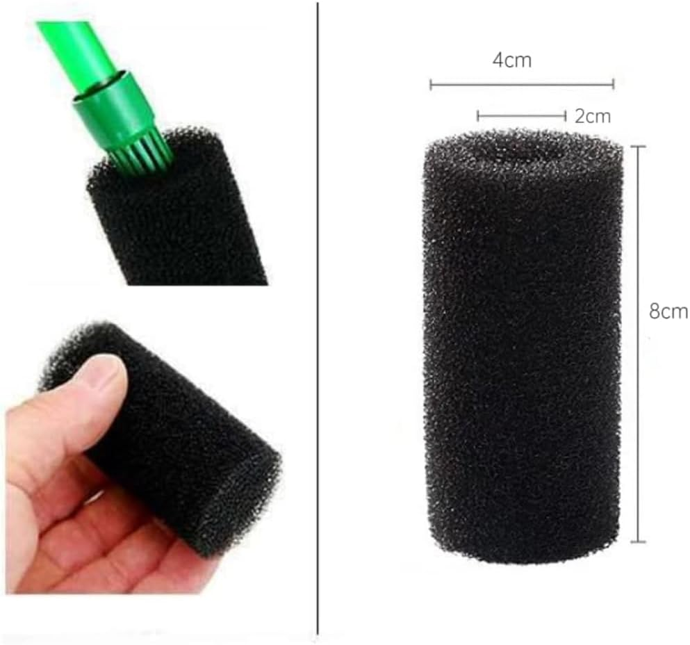 10PCS Filter Pre-Filter Foam Sponge Roll Water Inlet Protector Sponge Filter for Aquarium Fish Tank image number 3