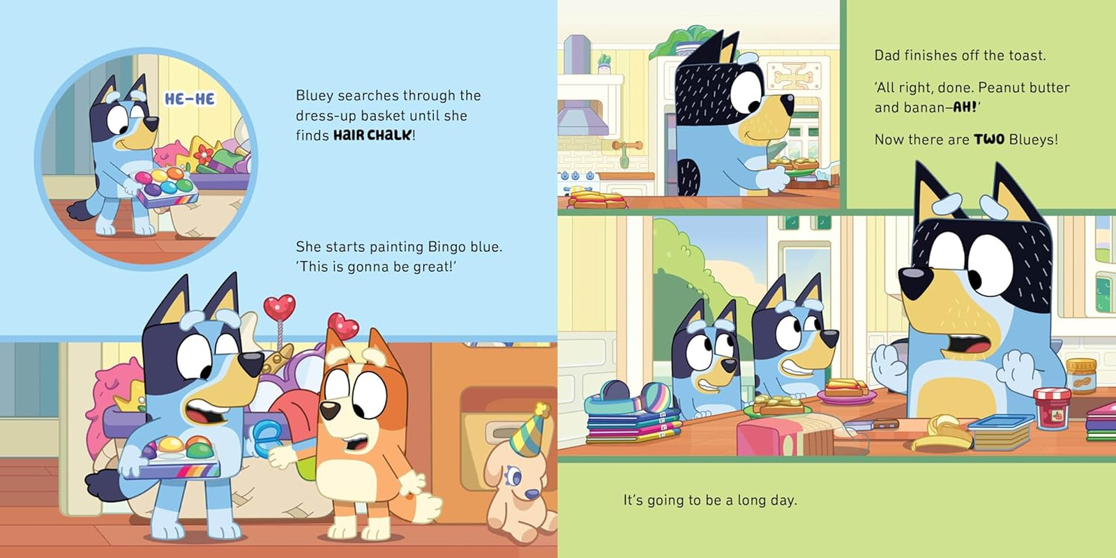 Bluey: Mini Bluey and Bluey Toy Box Set: Book and Plush Toy Gift for Little Bluey Fans image number 1