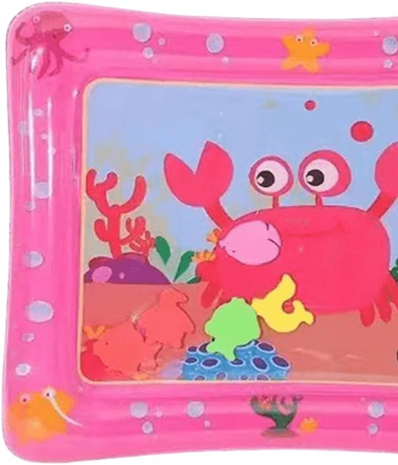 Water Sensory Play Mat with Fish Water Tummy Time Mat Tummy Time Water Play Mat for Bored Indoor Cats