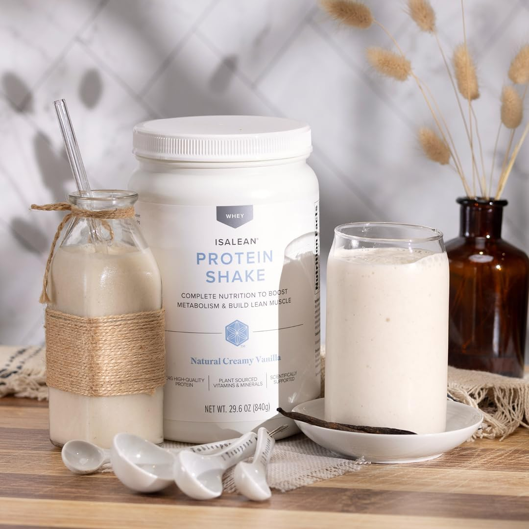 ISAGENIX - Isalean - Whey Protein Powder -1 X 812 Grams - Creamy French Vanilla image number 1