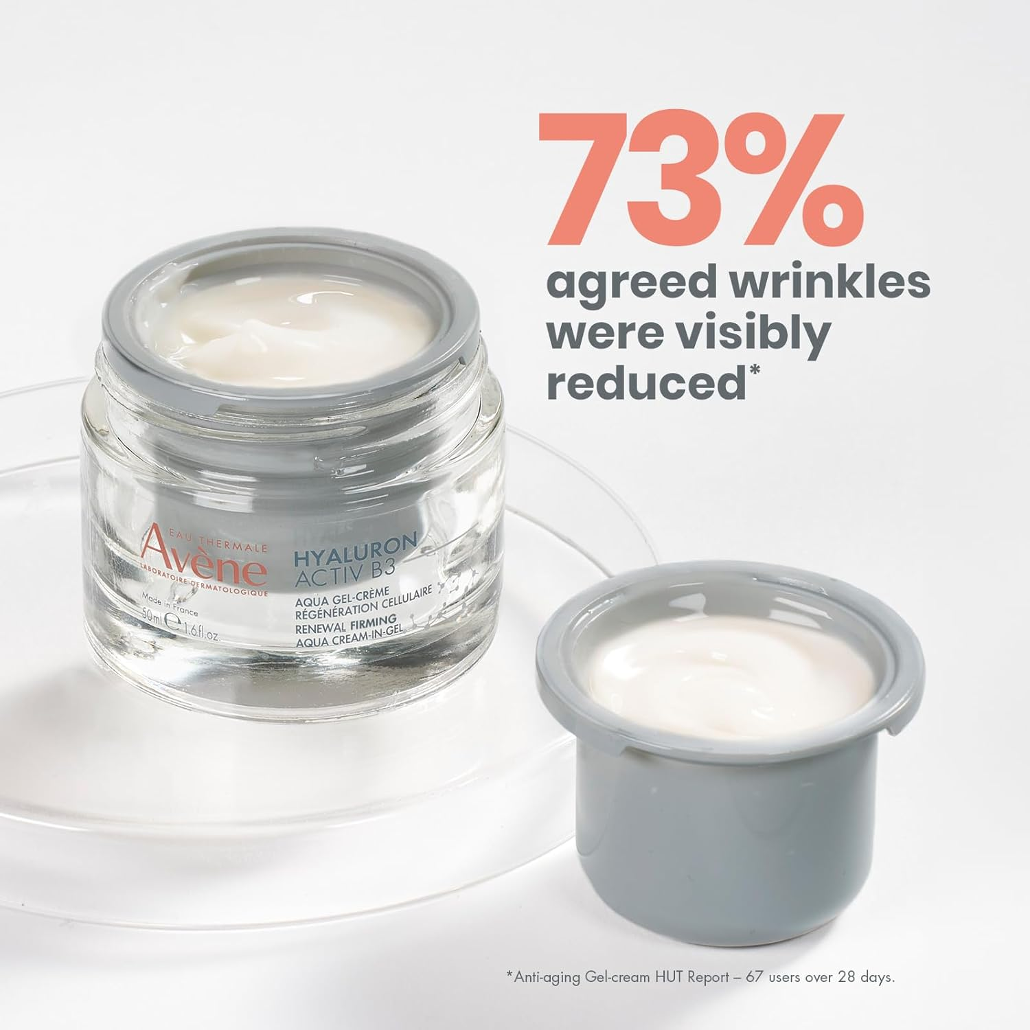 Eau Thermale Av&egrave;ne Hyaluron Activ B3 Renewal Firming Aqua-Cream-In-Gel Refill 50Ml - Hyaluronic Acid & Niacinamide Moisturiser image number 4
