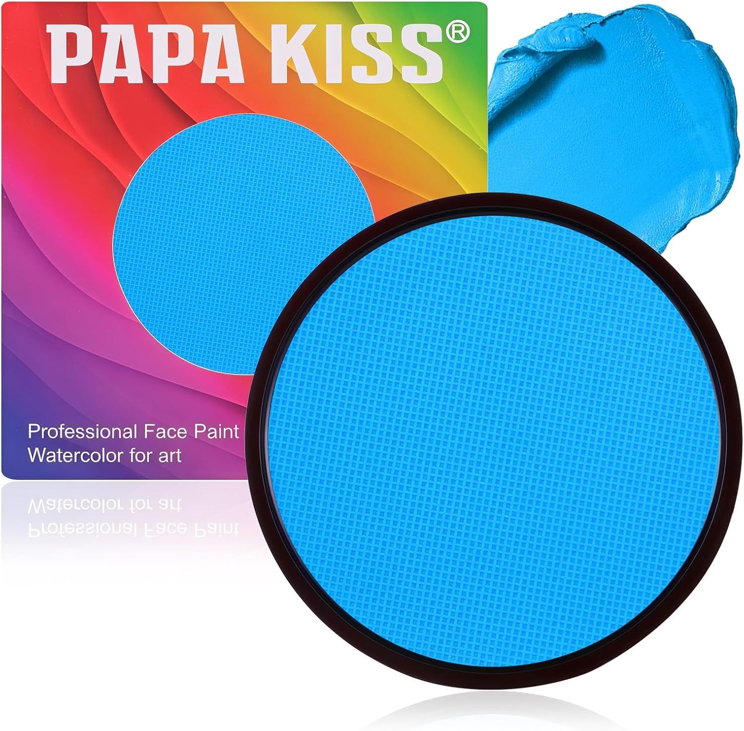 YBUETE White Face Body Painting,Water-Based Face Face Paints Makeup Palette for Adults Party,Professional Non Toxic Painting for Halloween SFX Skeleton Vampire Joker Zombie Goth Cosplay Makeup