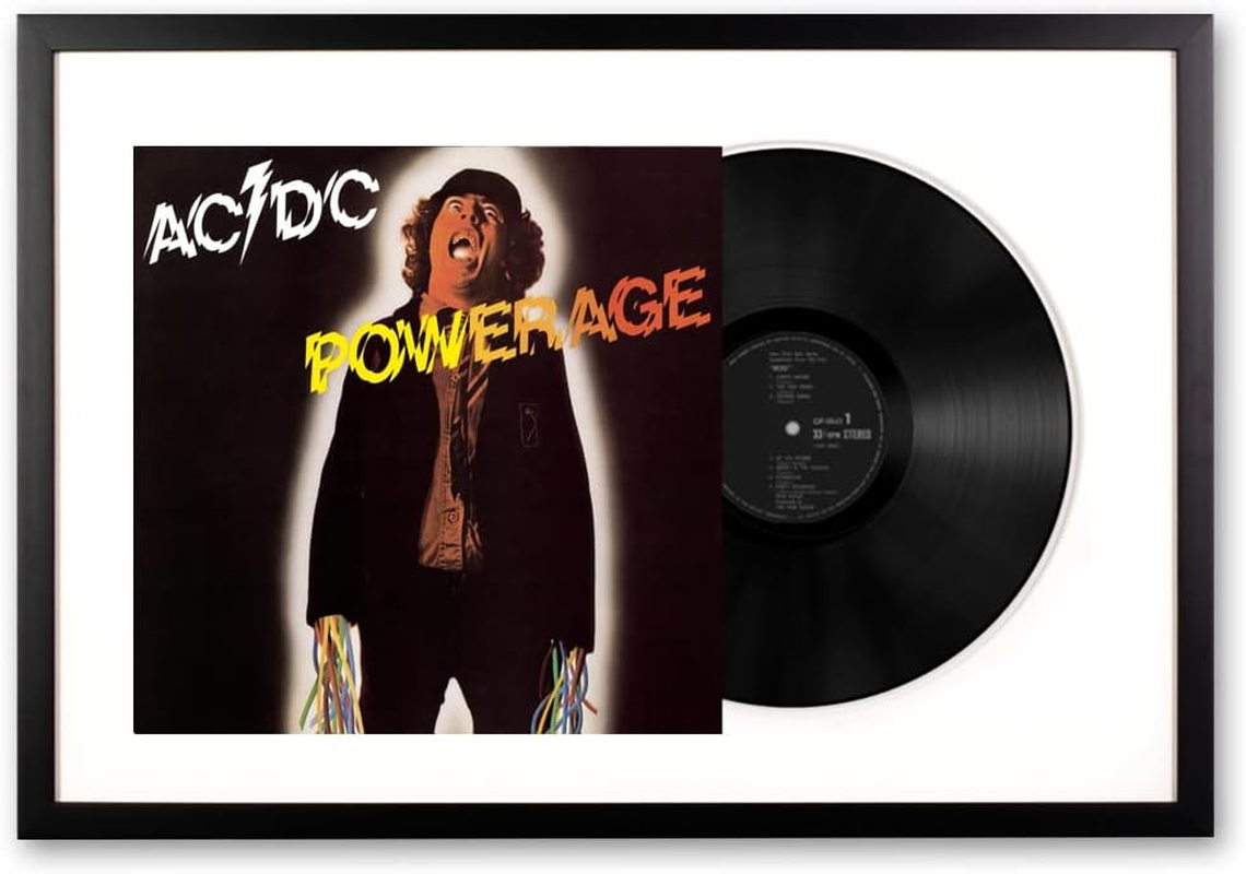 Vinyl Art Ac/Dc Powerage Memorabilia Framed image number 5
