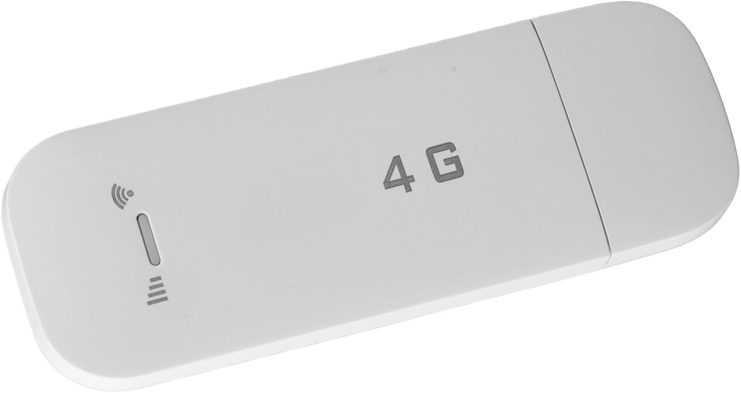 Portable Wifi Router, Plug and Play Support 10 Devices Mobile Wifi Hotspot with SIM Card Slot for Cell Phones (White) - Black image number 4