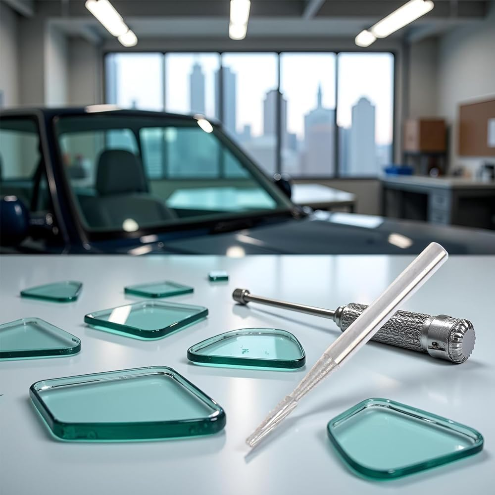 Windshield Repair Drill Bit,Windshield Crack Fix Kit,1Mm Auto Glass Drill for Chip and Crack Repair,Diy Car Windshield Tools, Glass and Body Maintenance Accessories