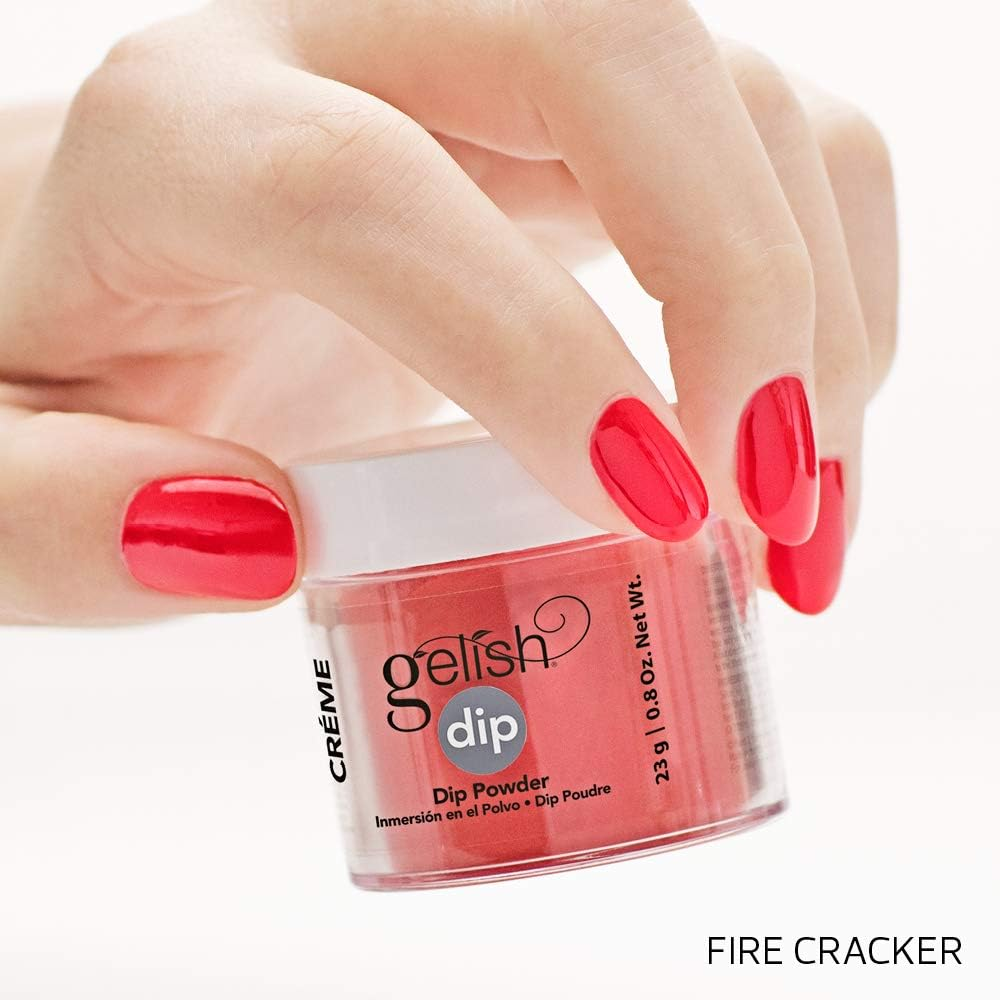 Harmony Gelish Acrylic Dip Powder Fire Cracker G