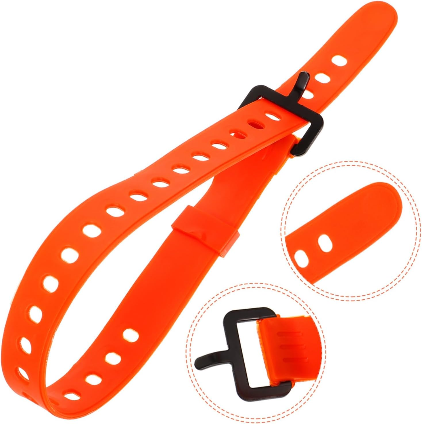 KICHOUSE Luggage Binding Strap Multi-Function Cargo Strap for Camping and Travel Durable Rubber Material Convenient for Securing Luggage and Outdoor Gear image number 1